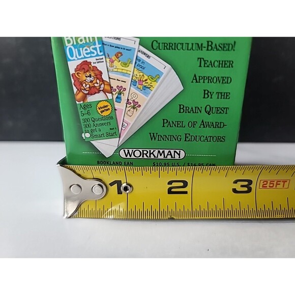 Brain Quest Ages 5-6 Kindergarten Set of Cards 300 Questions Answers 3rd Edition - Picture 10 of 10